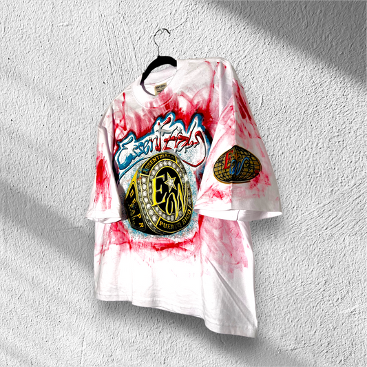 ESSENTZIALS AIRBRUSH CHAMPIONSHIP RING TEE – OVERSIZE M