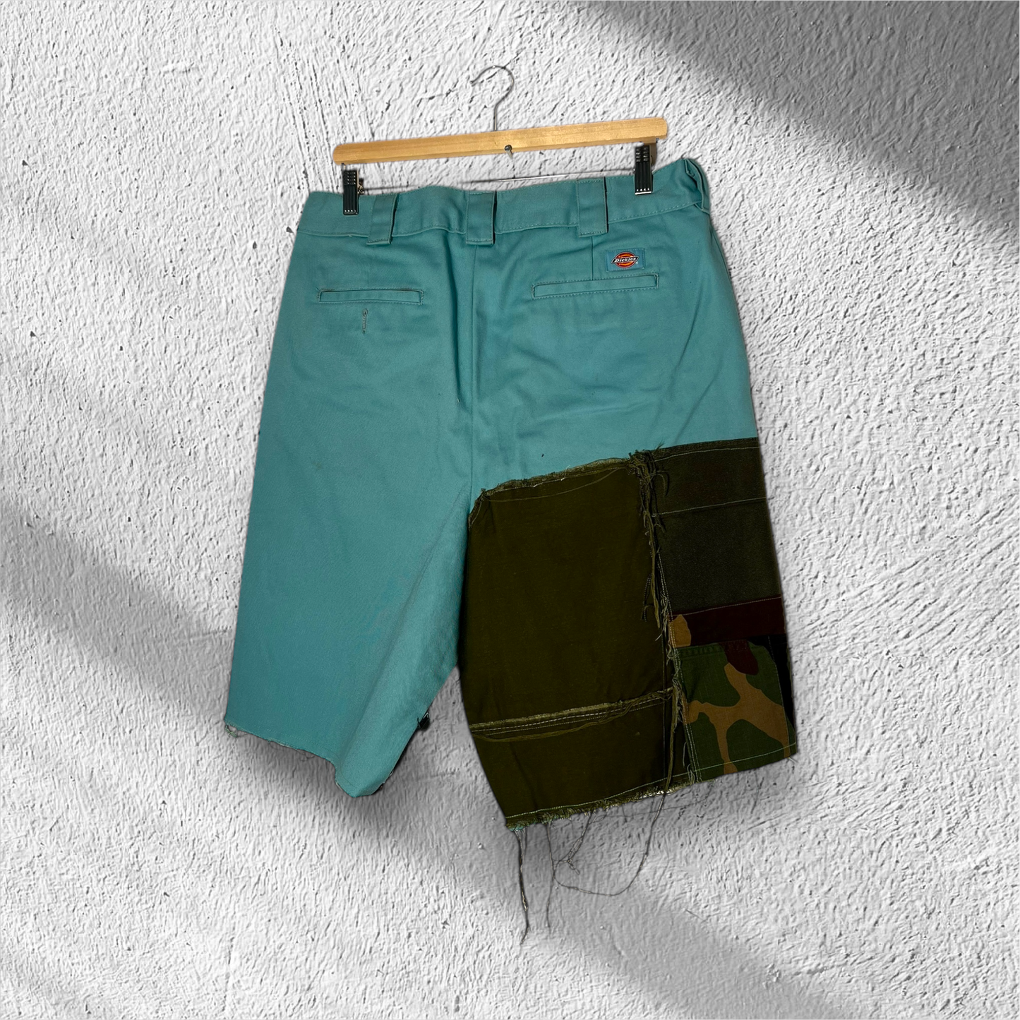 ESSENTZIALS — “LACE & CAMO HYBRID JORTS”