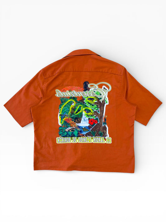 EL JARDIN FLORIDO DE BORIKEN BUTTON SHIRT
