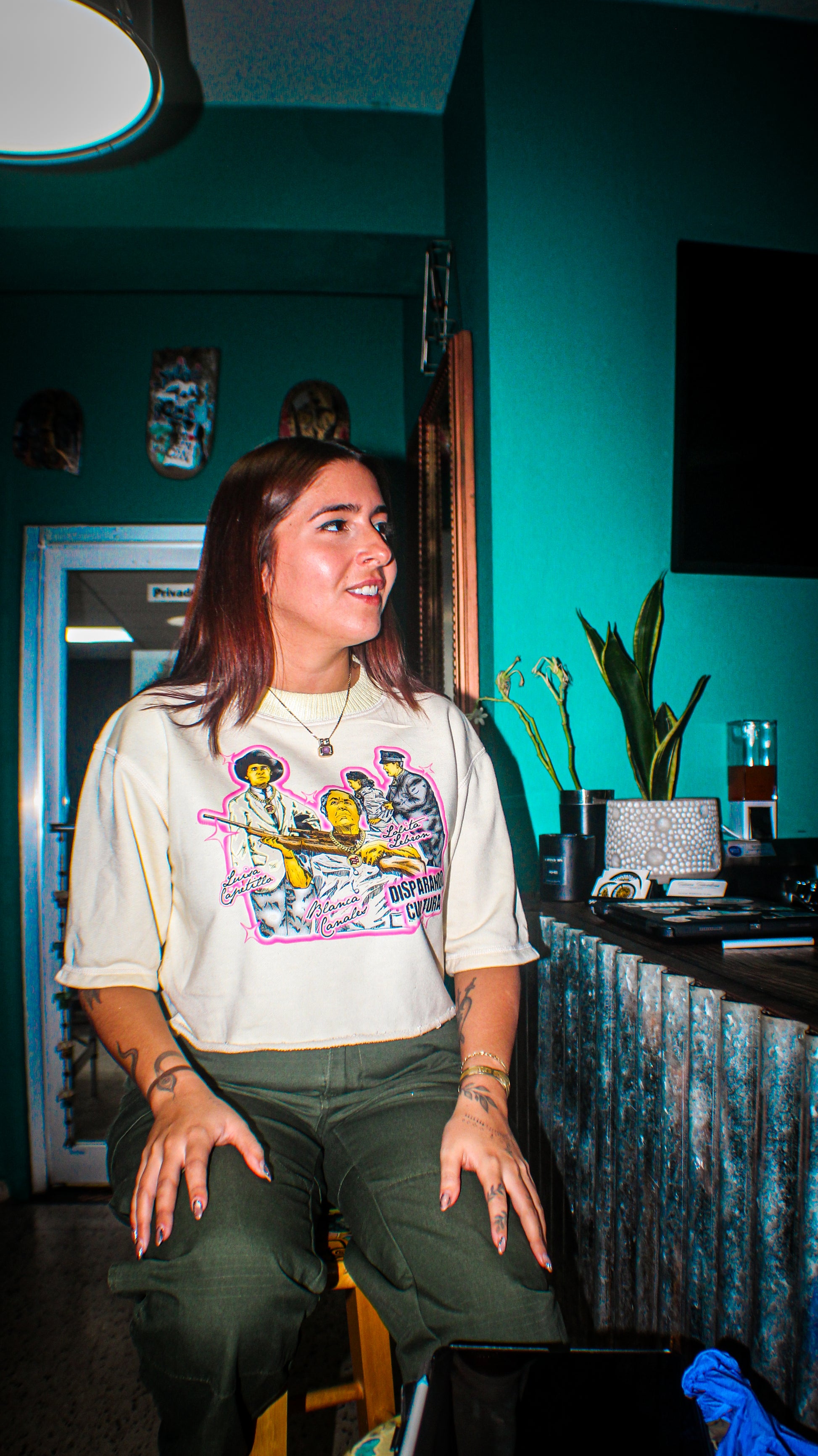 DISPARANDO CULTURA CROP TOP