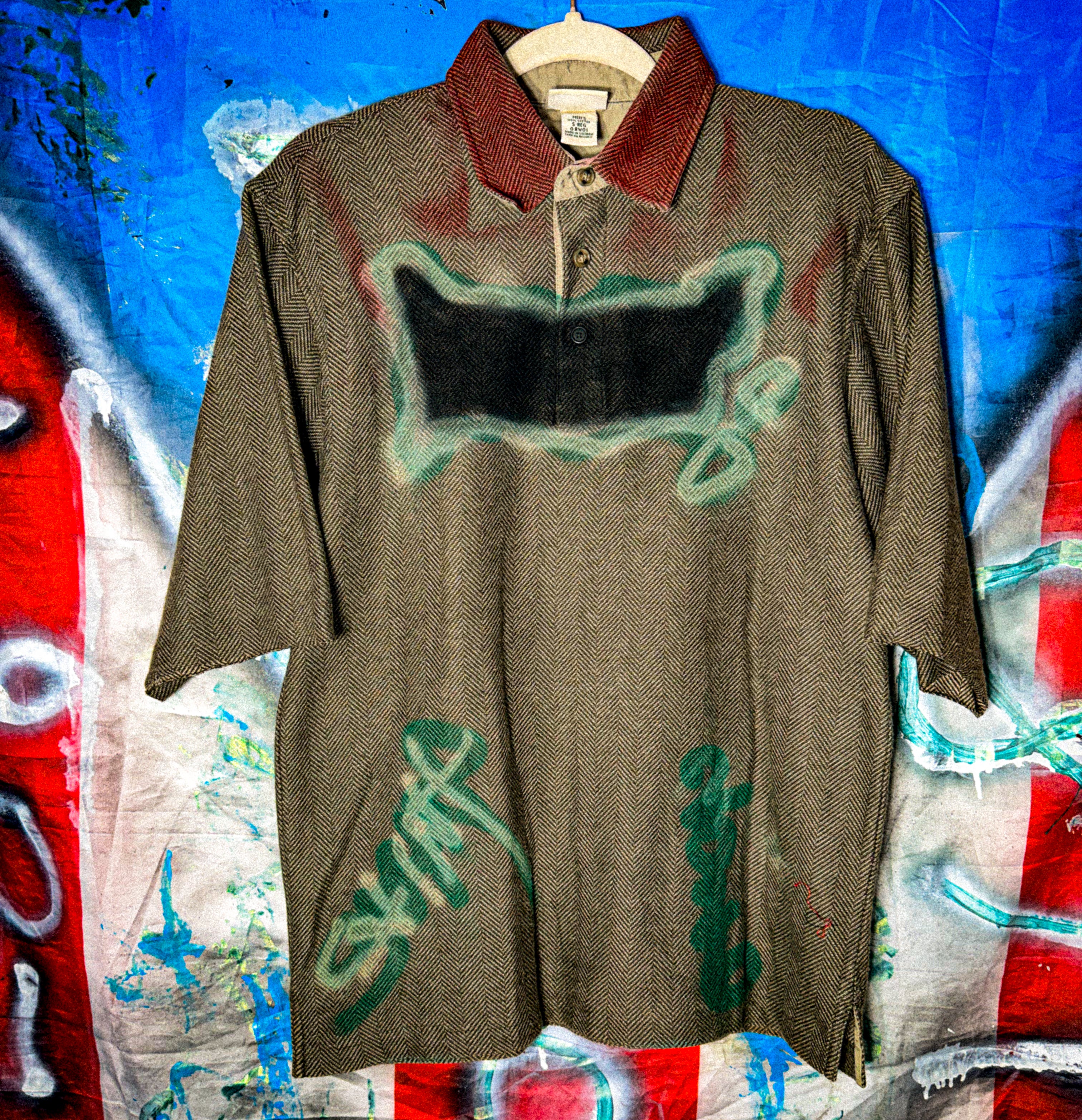 ESSENTZIALS SPRAYED POLO