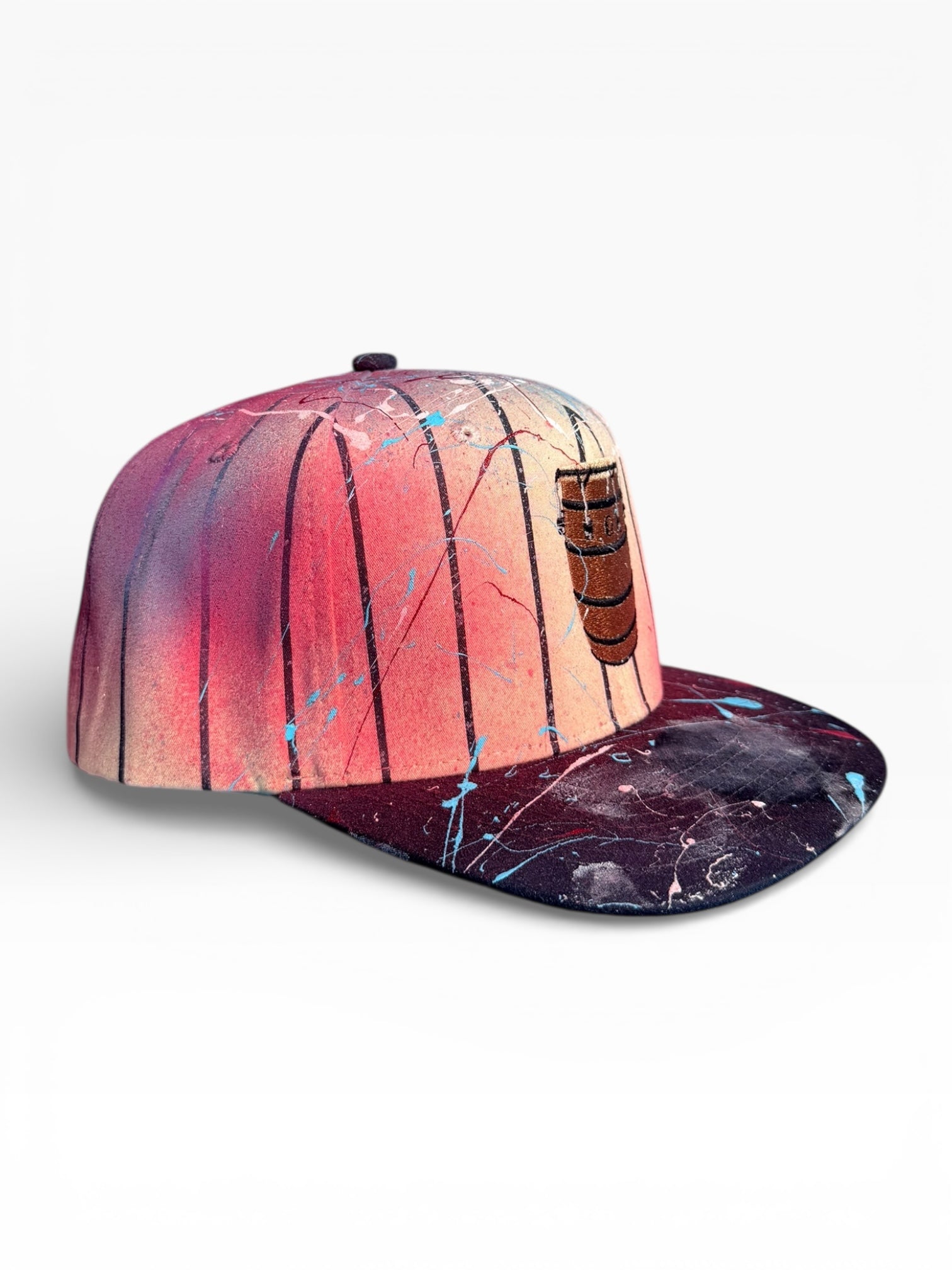 RHYTHM ON CANVAS — 1/1 HAND-PAINTED SNAPBACK