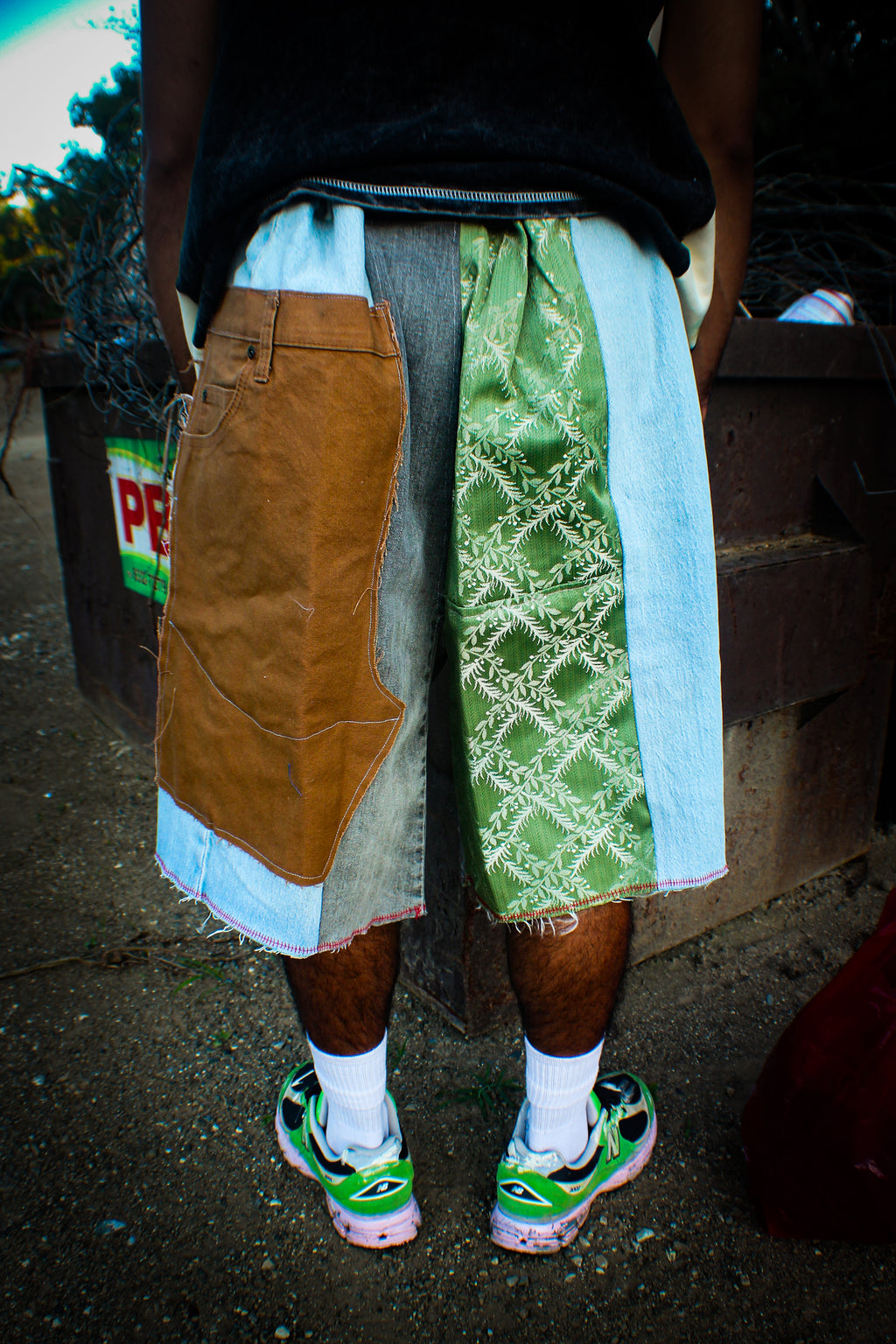 1/1 RECONSTRUCTED PANTS