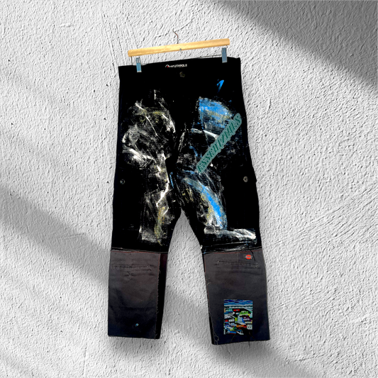 ESSENTZIALS CUSTOM ARTISAN PAINTER PANTS – SIZE 34