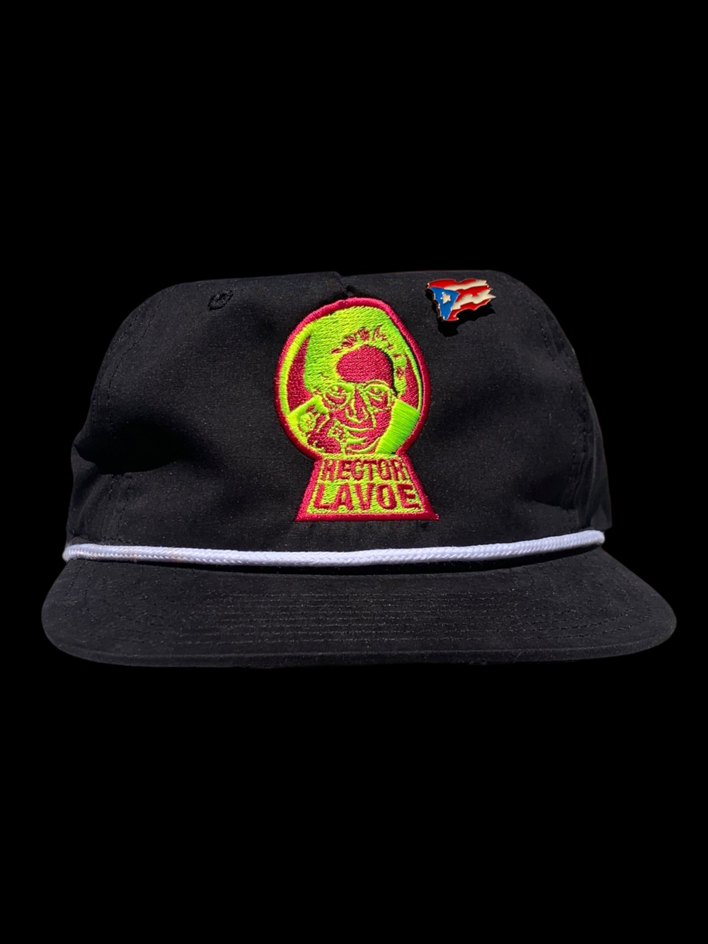 HECTOR LAVOE NEON BLACK SNAPBACK