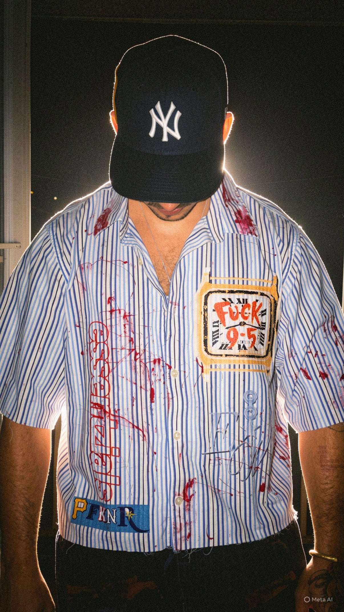 FXCK 9-5 / NACI PA BRILLAR BUTTON UP
