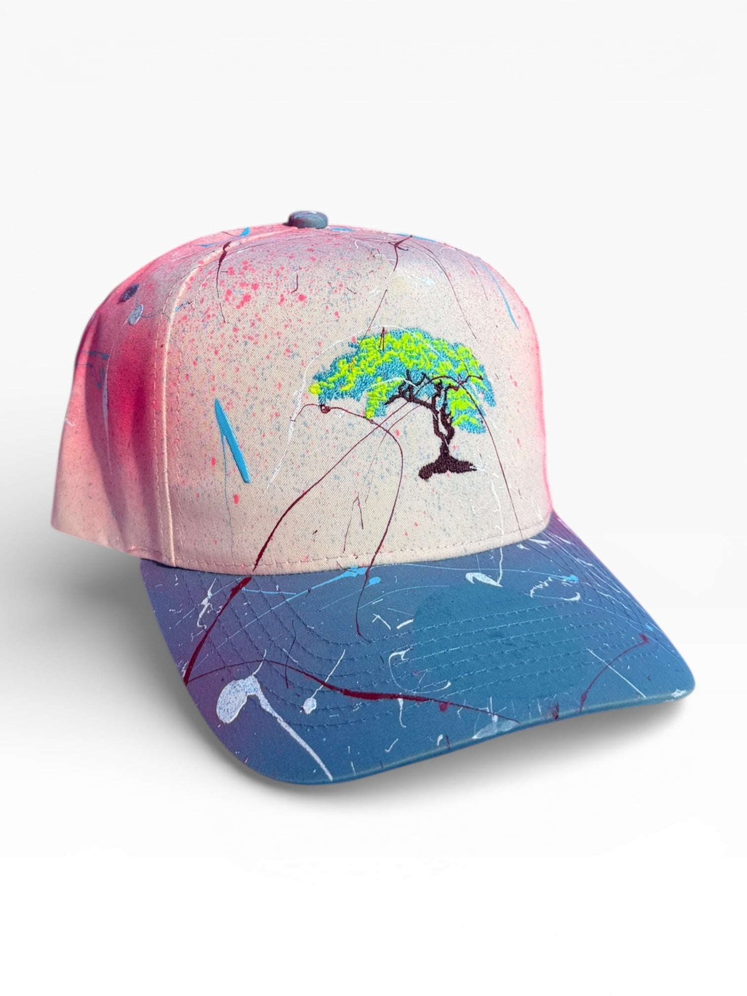FLAMBOYÁN AZUL — ROOTED IN COLOR (1/1 WEARABLE ART)