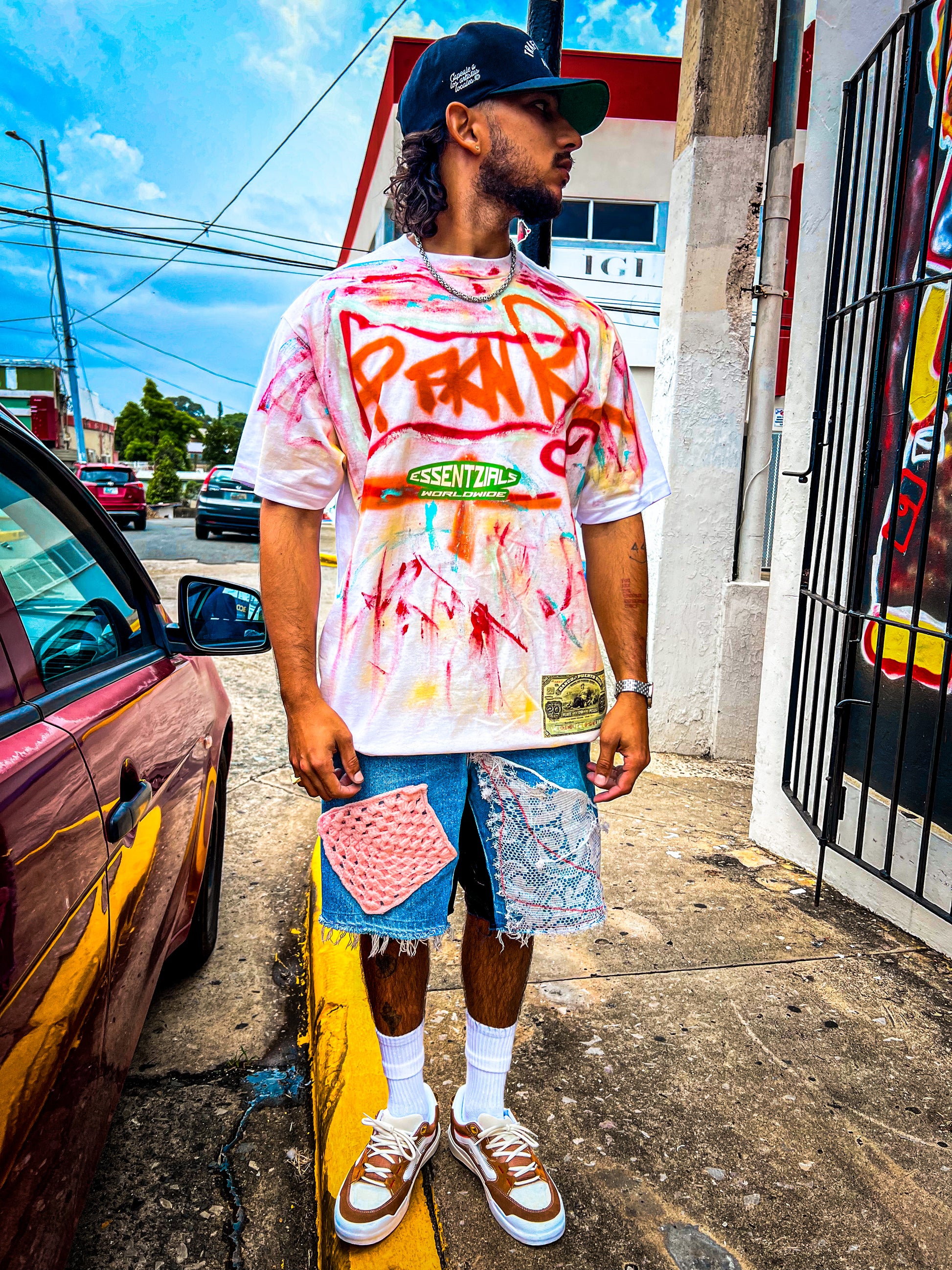 P FKN R SPLATTER TEE