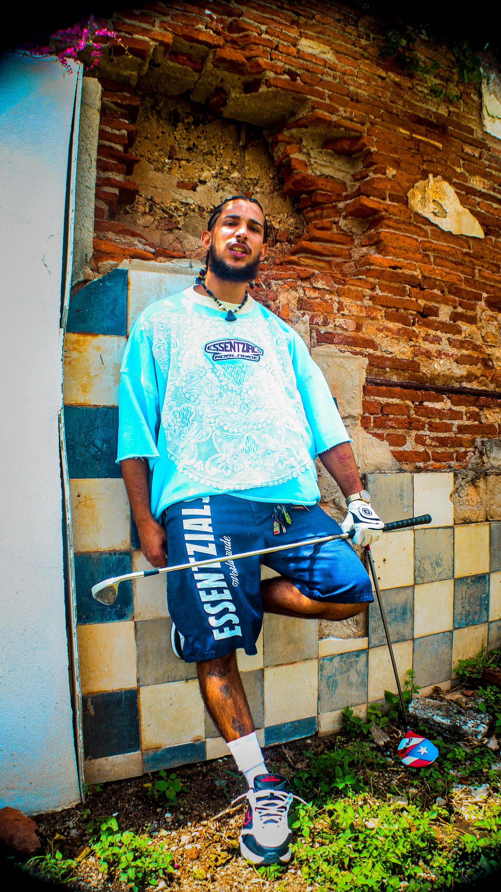 BLUE ABUELA LUXURY TEE