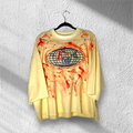 ESSENTZIALS CUSTOM WORLD LOGO SWEAT – HAND-PAINTED ONE OF ONE