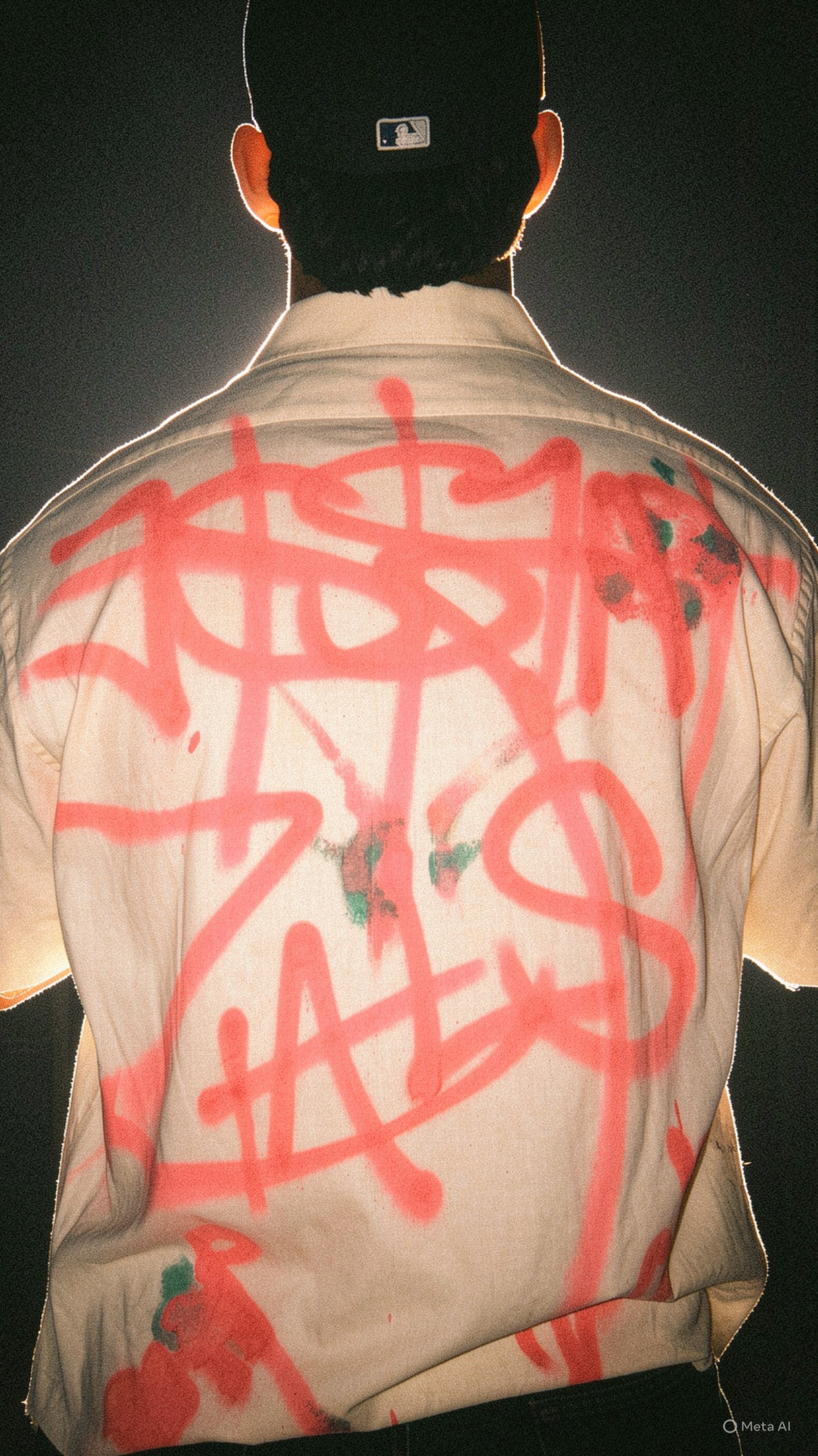 AMAPOLA GRAFFITI BUTTON UP