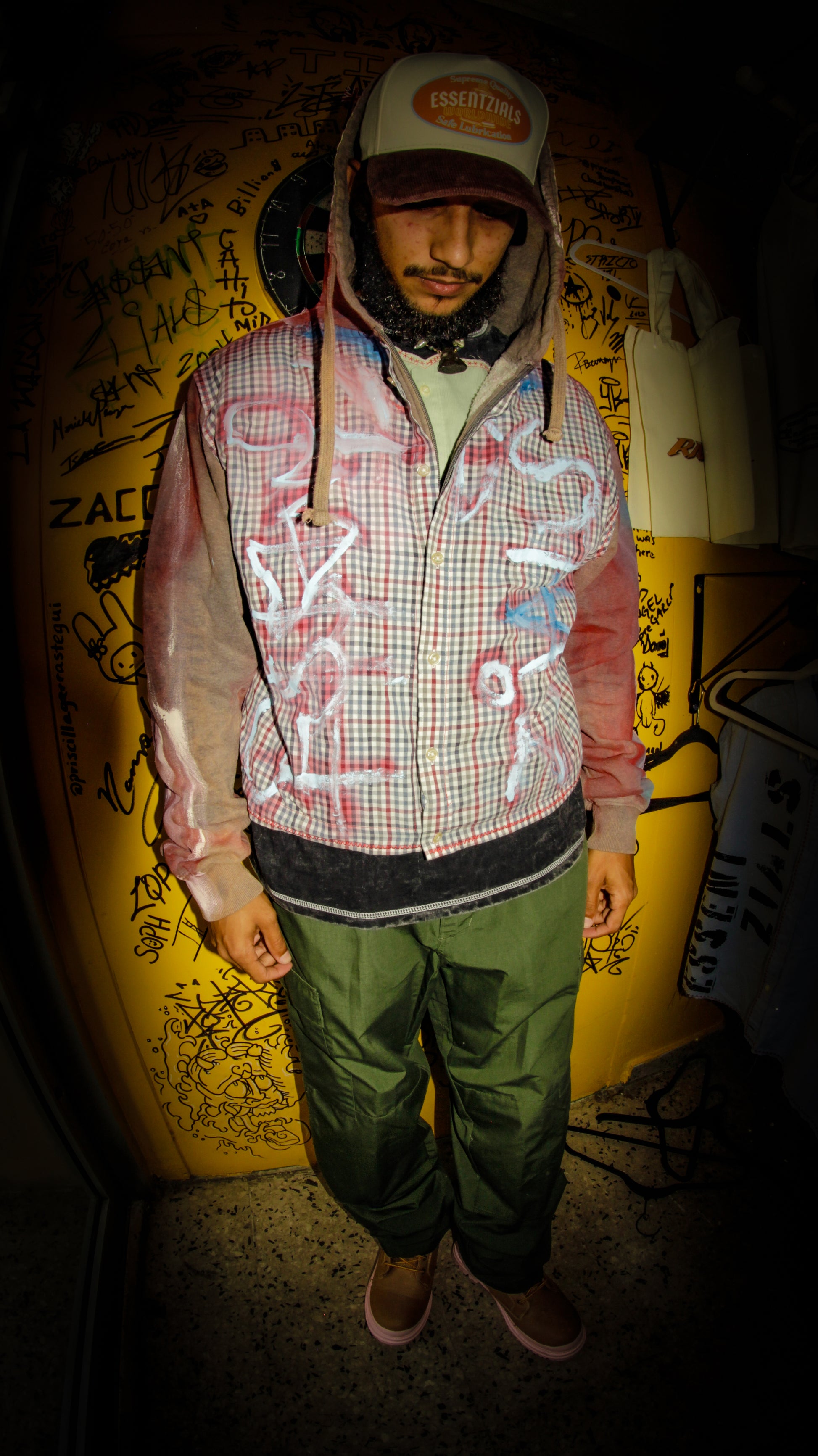 ESSENTZIALS HYBRID BUTTON JACKET