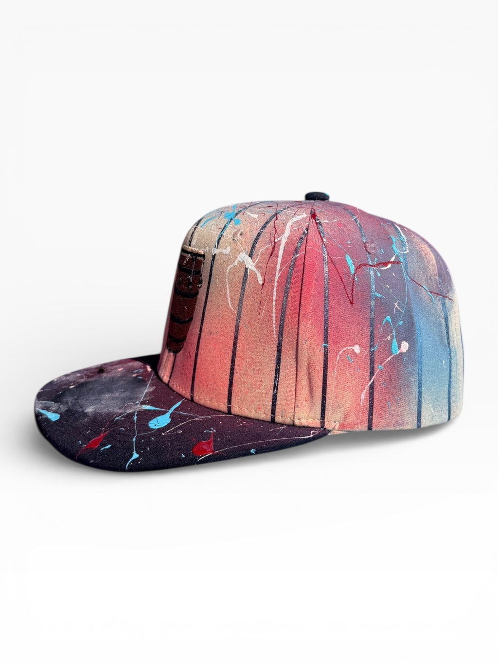 RHYTHM ON CANVAS — 1/1 HAND-PAINTED SNAPBACK