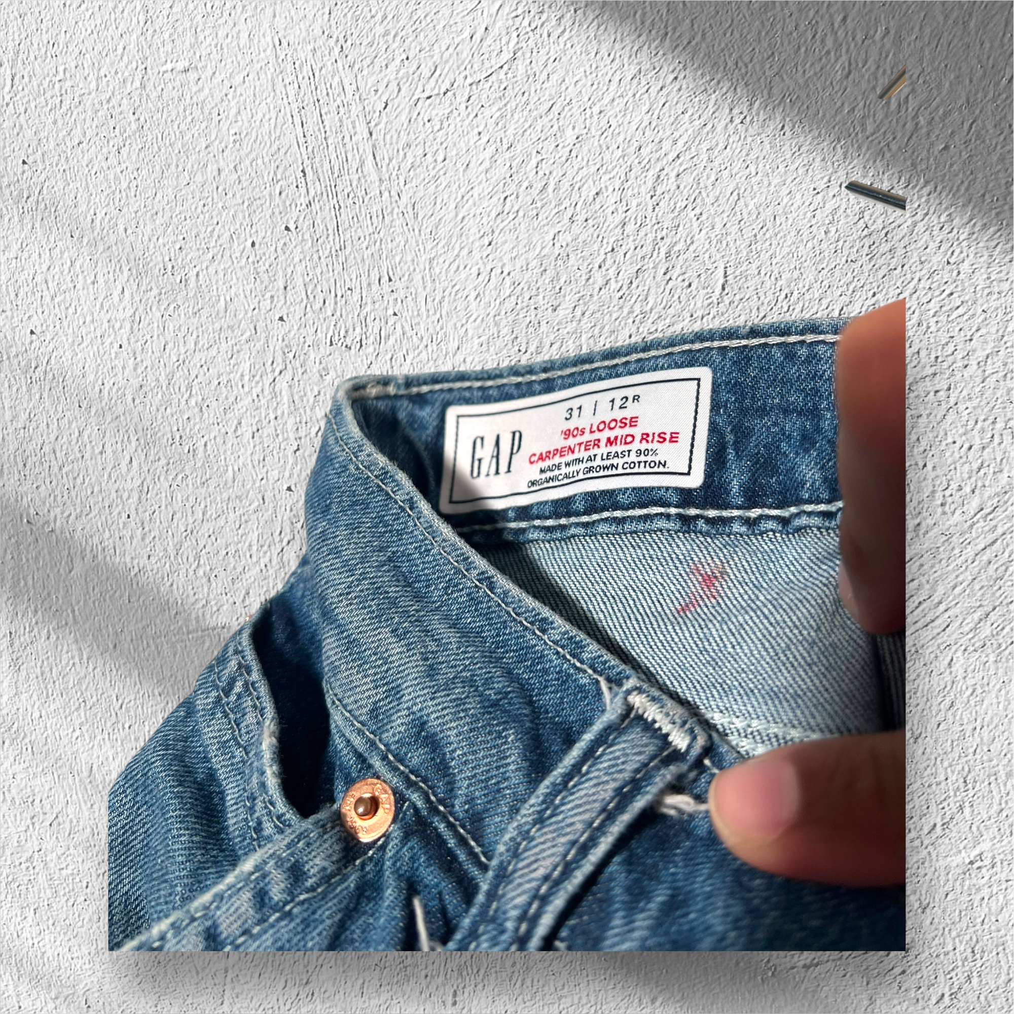 ESSENTZIALS — “CARPENTER GRAFFITI DENIM” ART PANTS