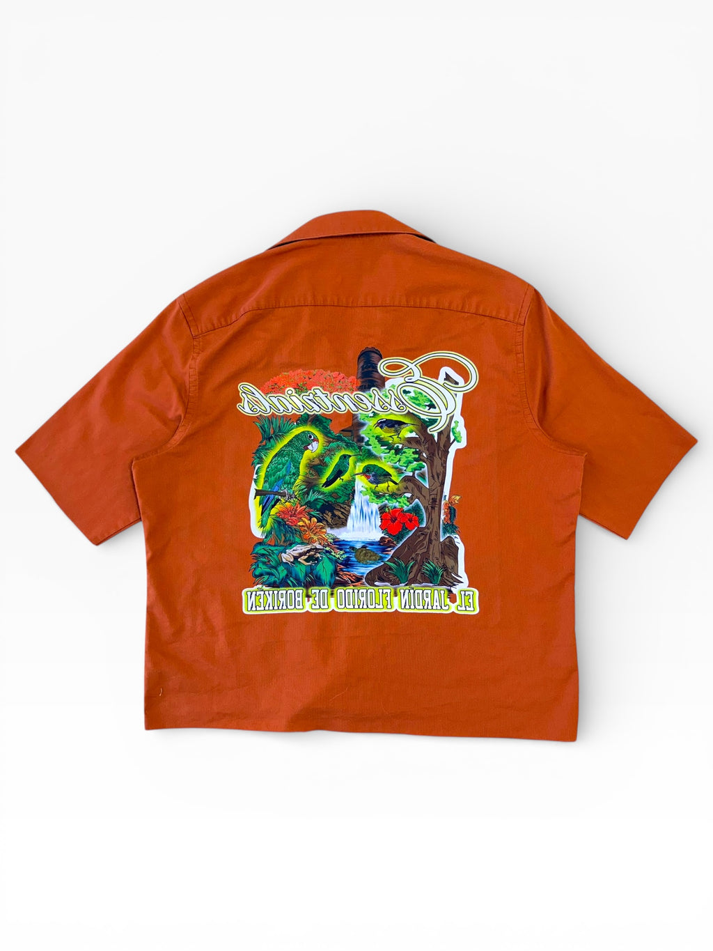 EL JARDIN FLORIDO DE BORIKEN BUTTON SHIRT