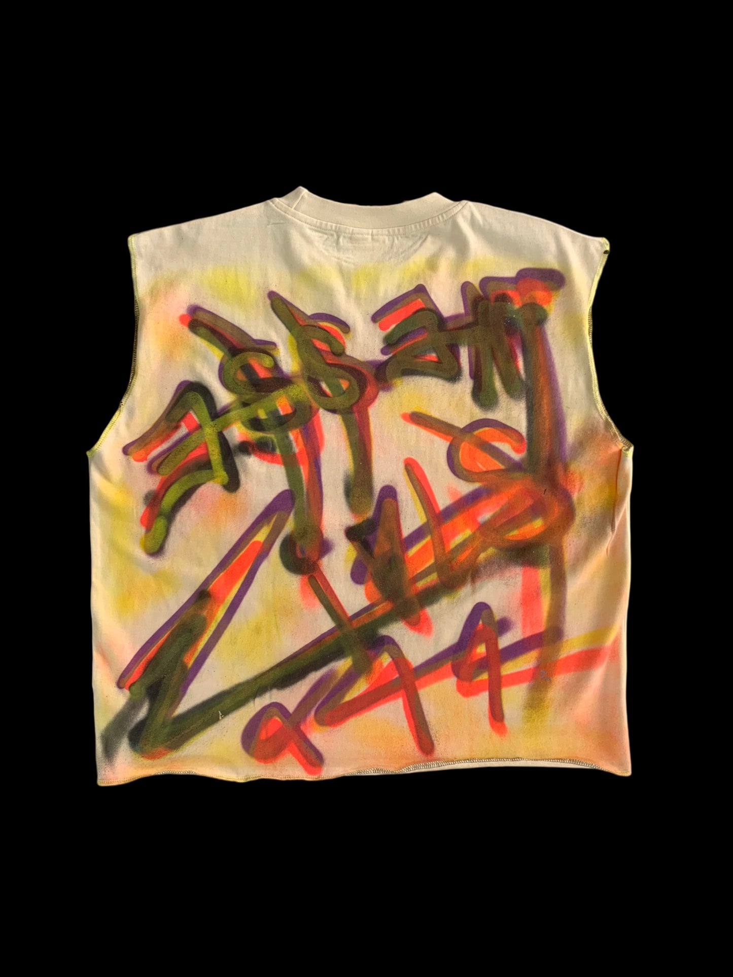 TAINO SUN BRIGHT GRAFFITI TANK TOP