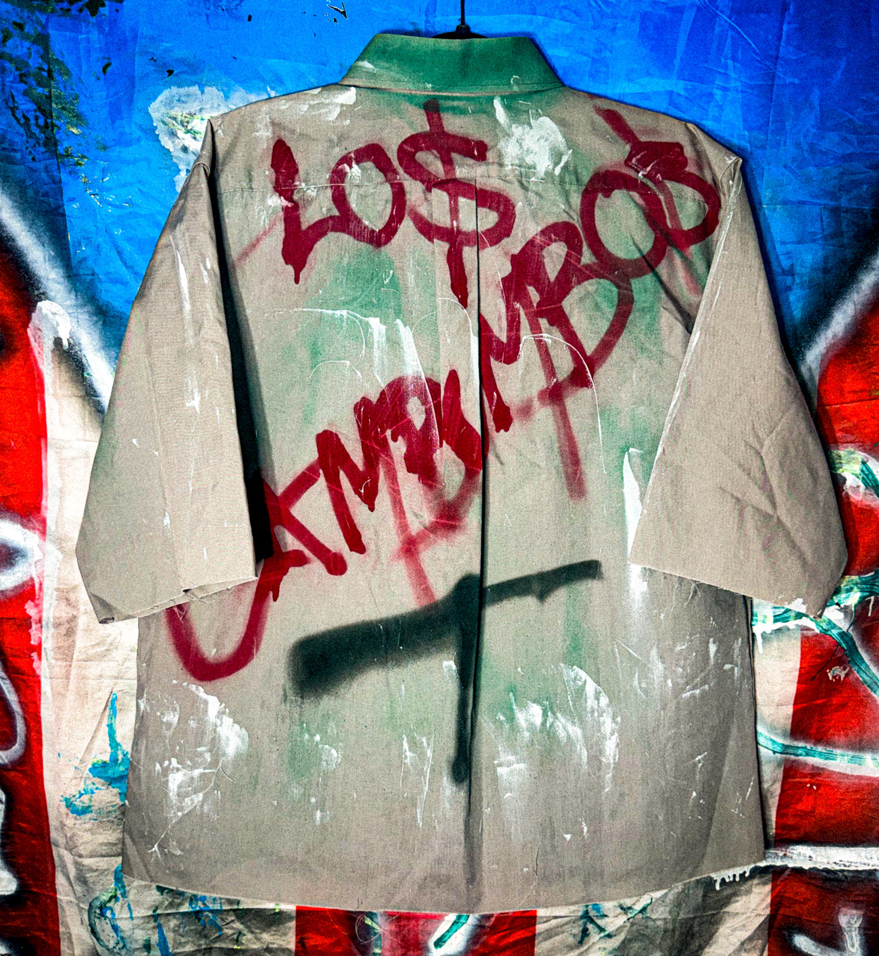 CAMBUMBOS BUTTON UP GRAFFITI