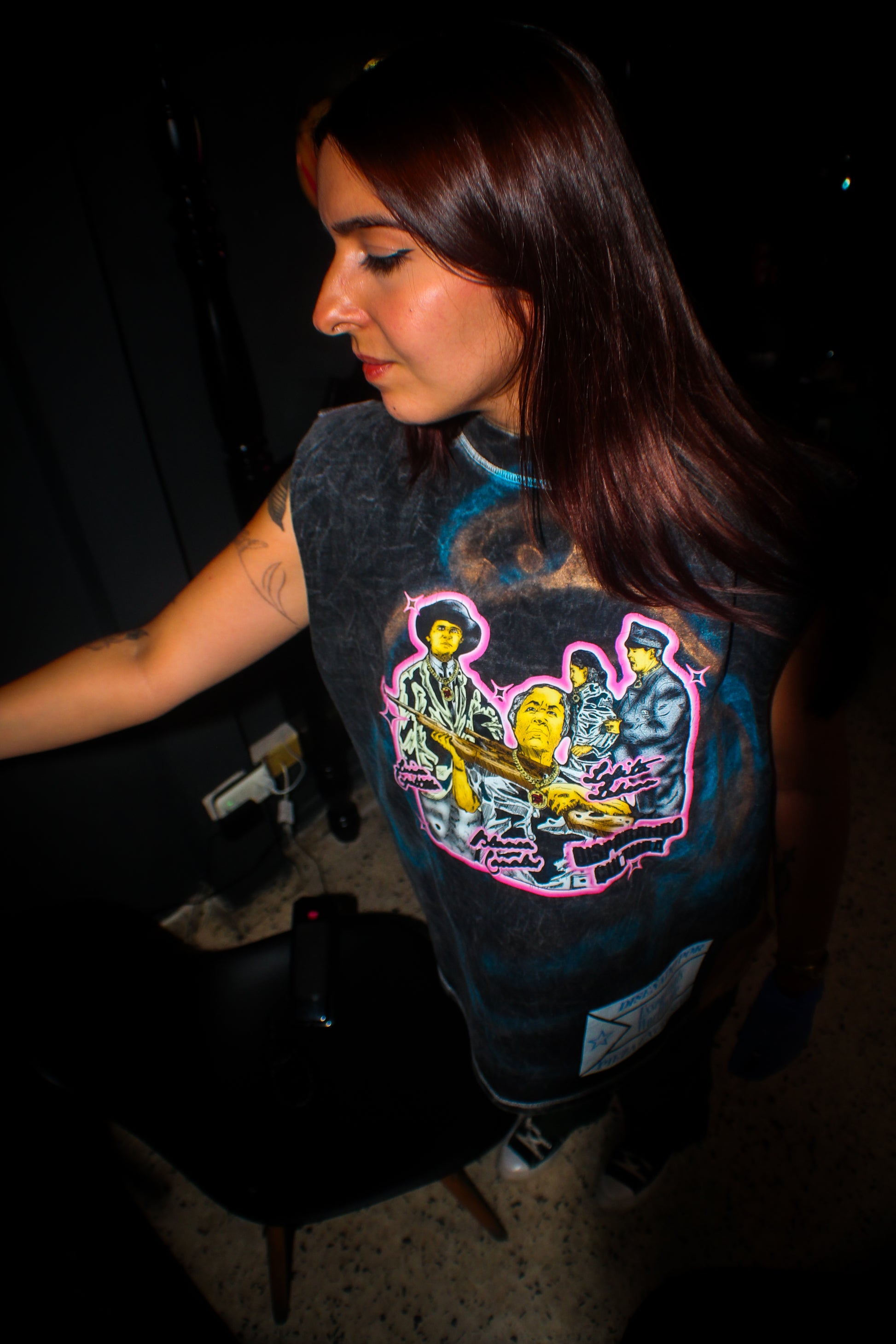 DISPARANDO CULTURA CROP TEE