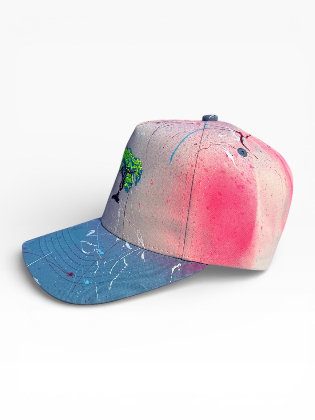 FLAMBOYÁN AZUL — ROOTED IN COLOR (1/1 WEARABLE ART)