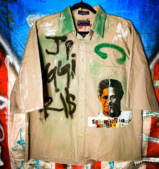 CAMBUMBOS BUTTON UP GRAFFITI