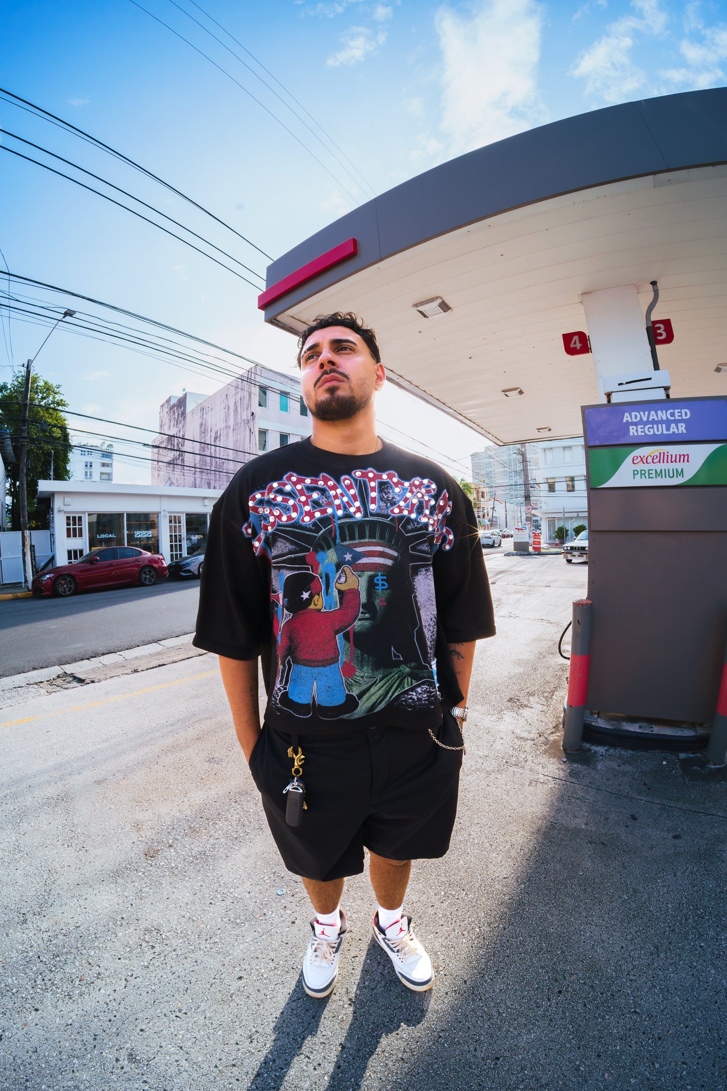 ACHO PR ES OTRA COSA RHINESTONE TEE