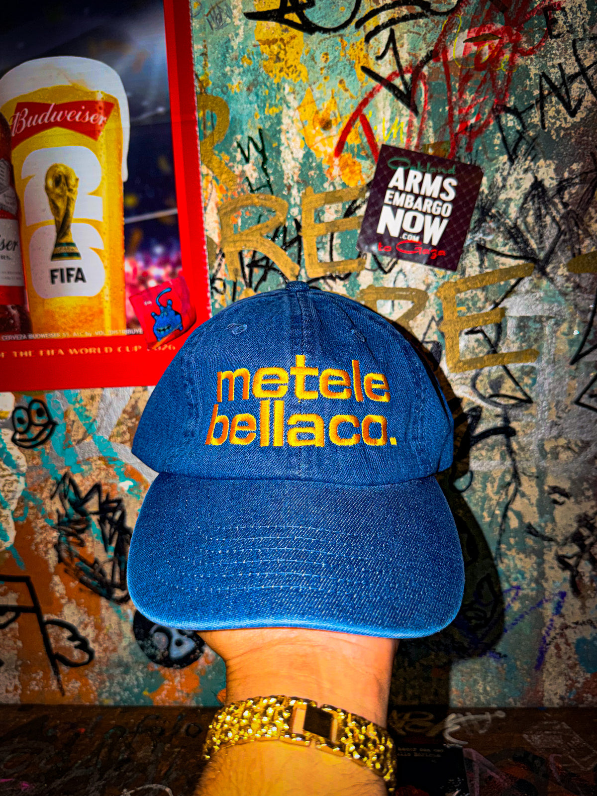 METELE BELLACO DENIM DAD HAT