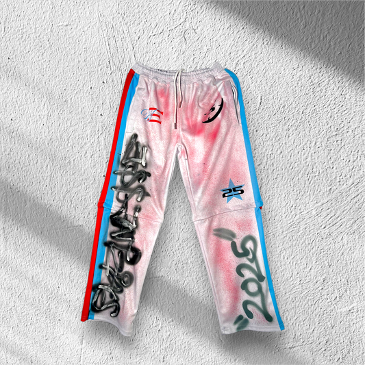 ESSENTZIALS CONVERTIBLE TRACK PANTS – PUERTO RICO EDITION