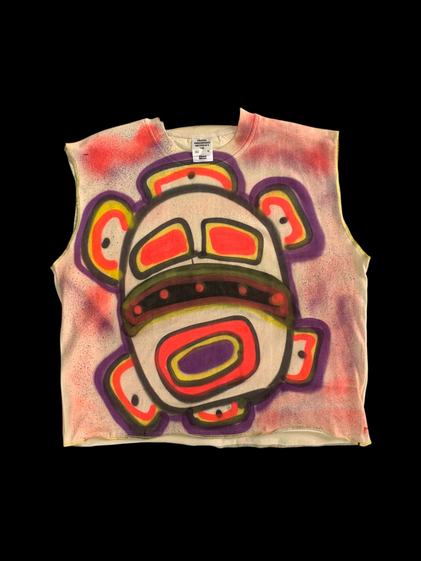 TAINO SUN BRIGHT GRAFFITI TANK TOP