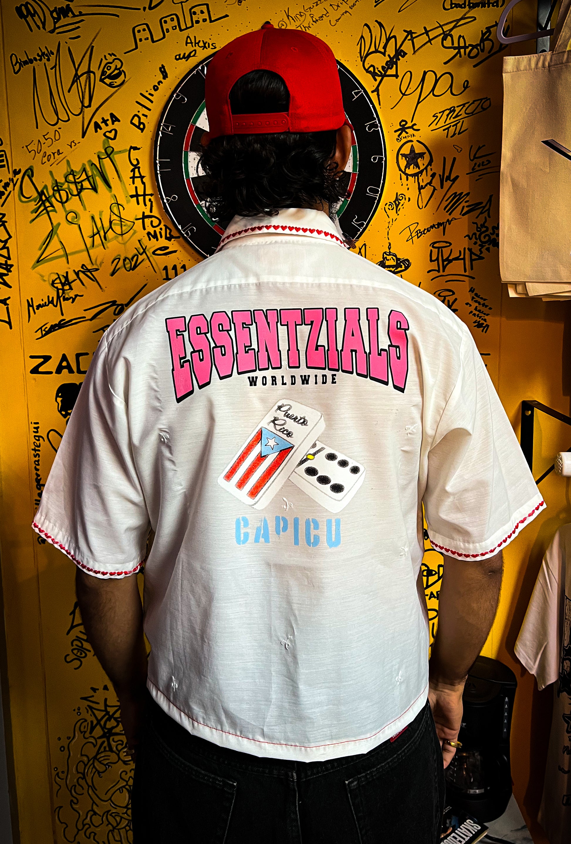 DISPARANDO CULTURA GUAYAVERA SHIRT