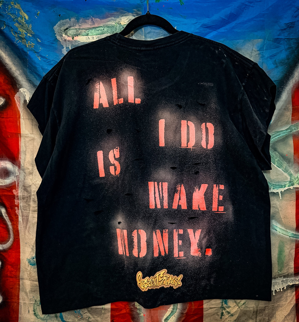 SUPREME TV RECONSTRUCTED CROP TEE