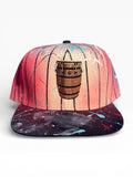 RHYTHM ON CANVAS — 1/1 HAND-PAINTED SNAPBACK