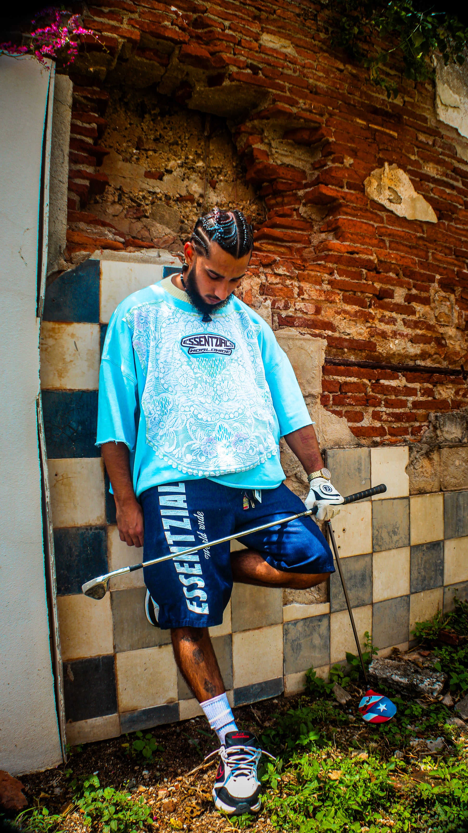 BLUE ABUELA LUXURY TEE