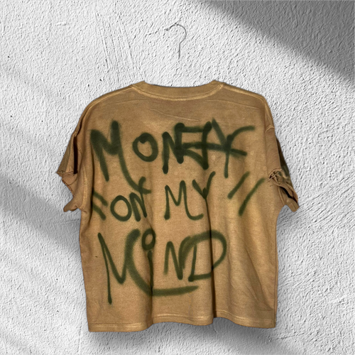 ACHO PR ESSENTZIALS — “MONEY ON MY MIND” GRAFFITI TEE