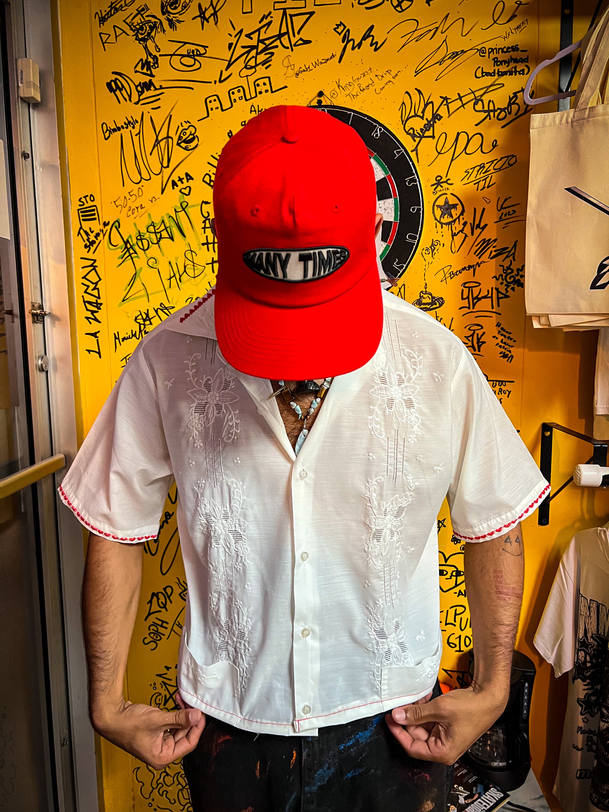 DISPARANDO CULTURA GUAYAVERA SHIRT