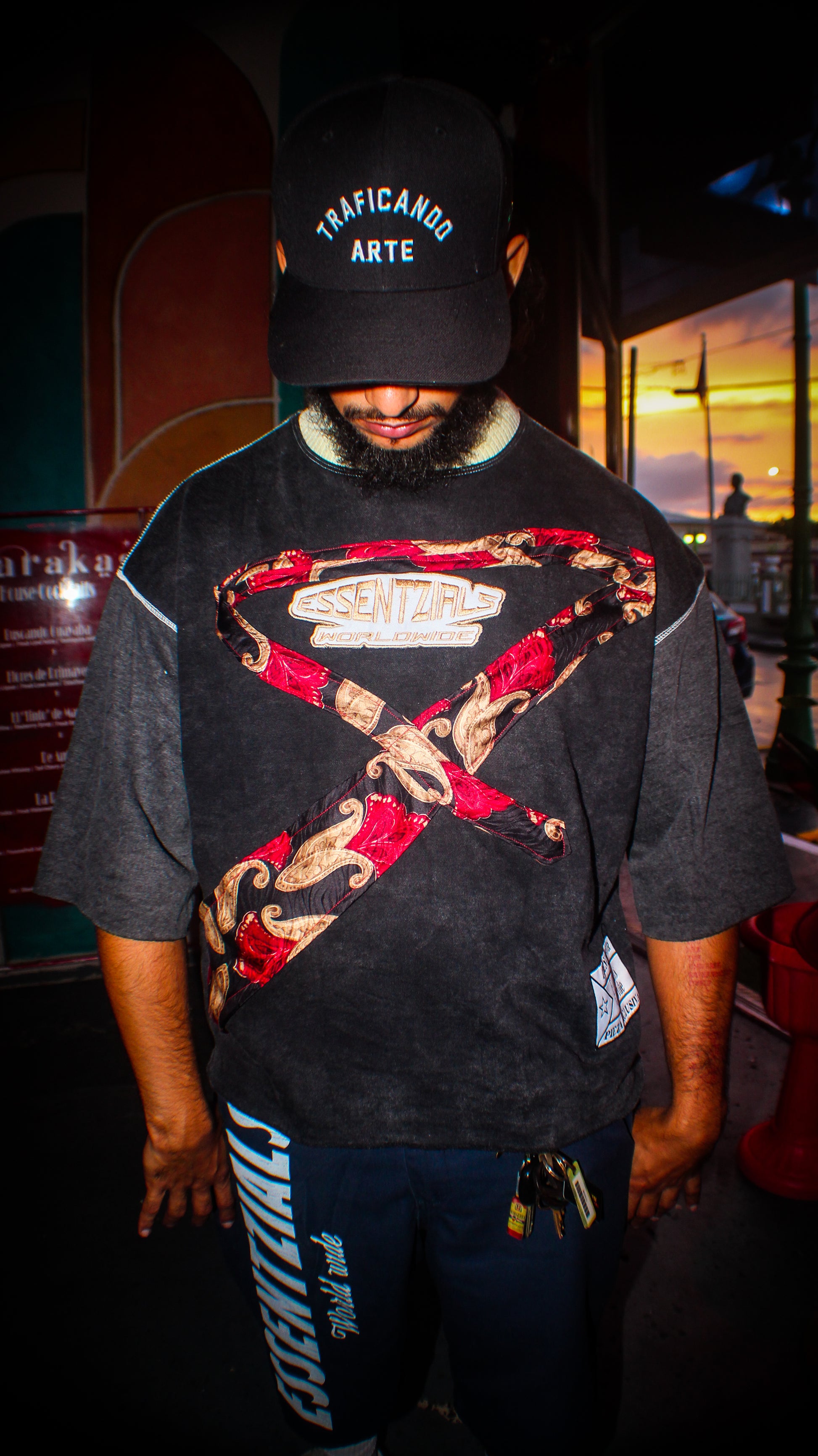 ESSENTZIALS TIE LUXURY TEE