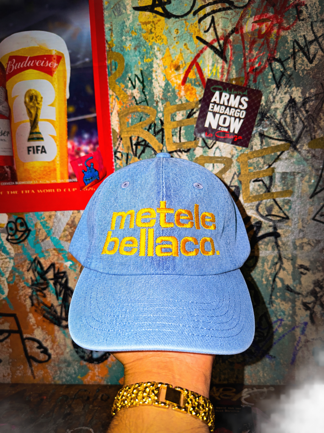 METELE BELLACO DENIM DAD HAT