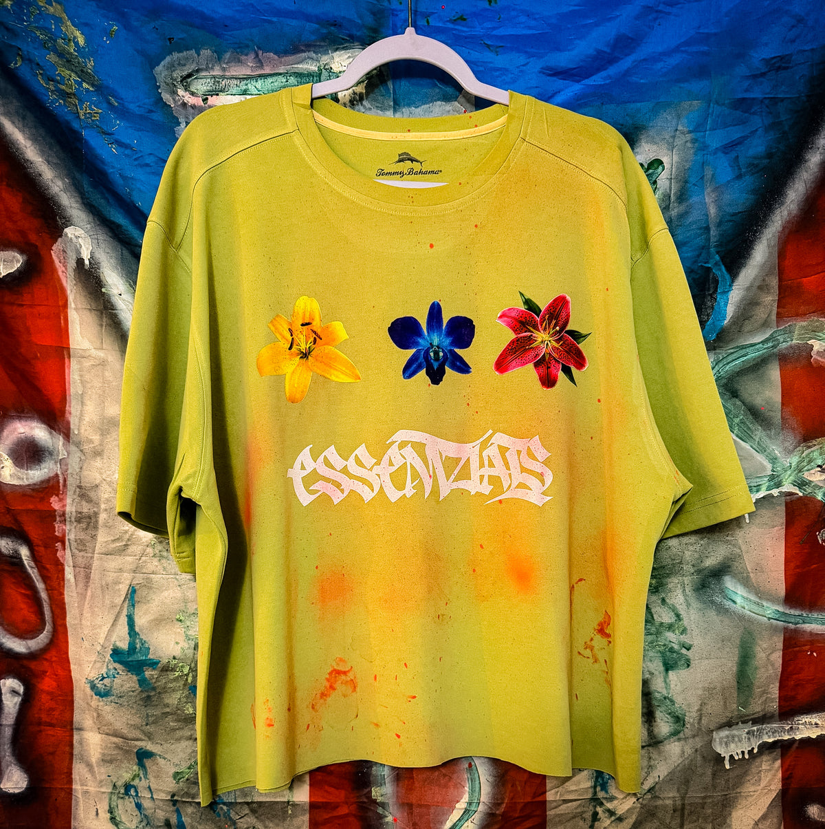 FLORAL CHAKRA BOXY CROP TEE