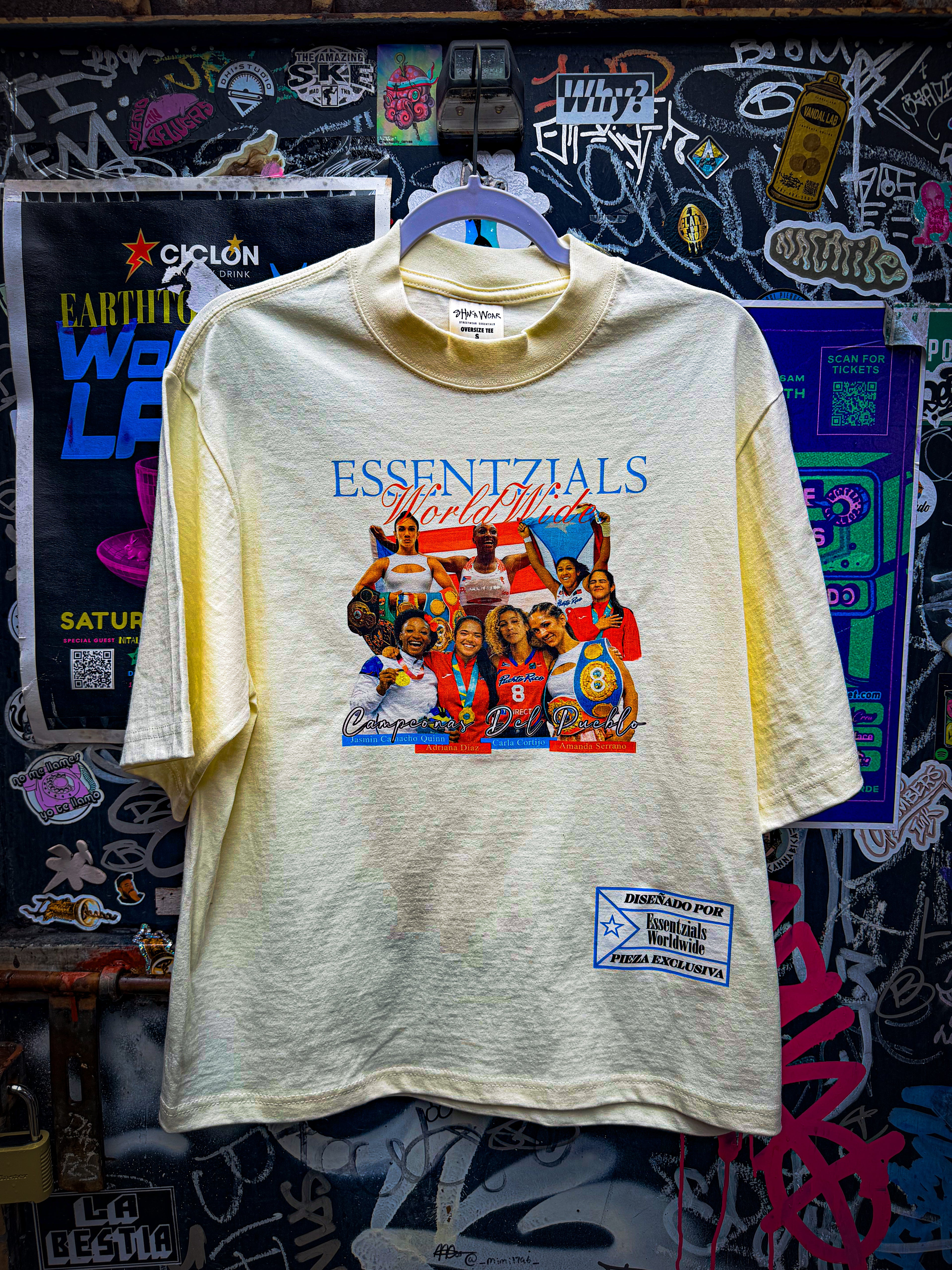 CAMPEONAS DEL PUEBLO OVERSIZE TEE