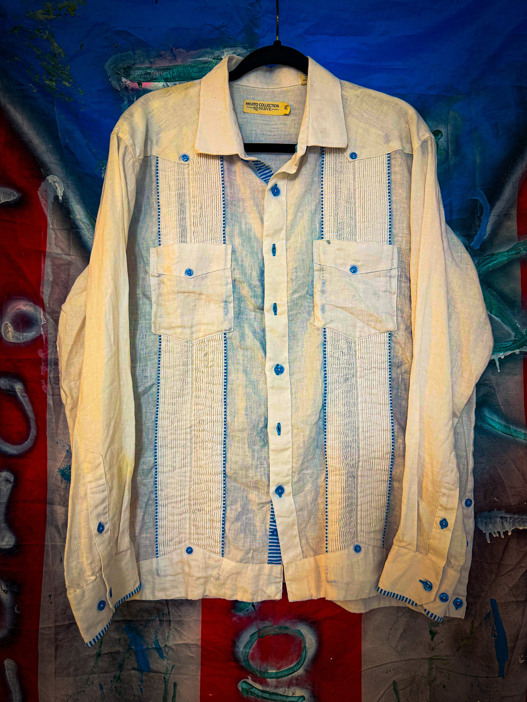 LAS NOTICIAS GRAFFITI DRESS SHIRT 📰🎨