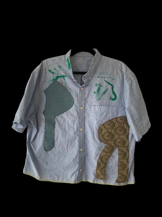 PR EMBROIDERY BUTTON SHIRT