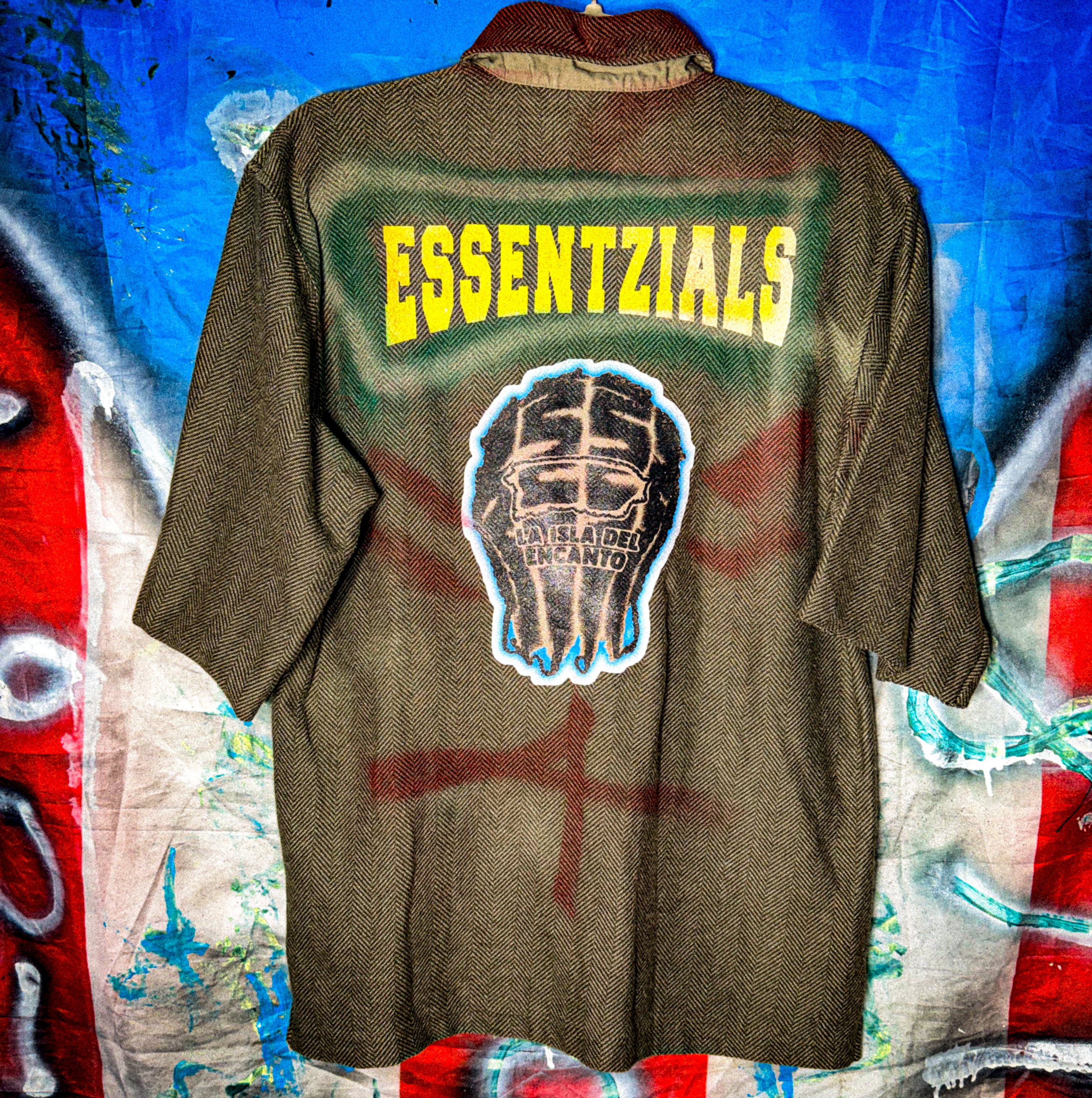 ESSENTZIALS SPRAYED POLO