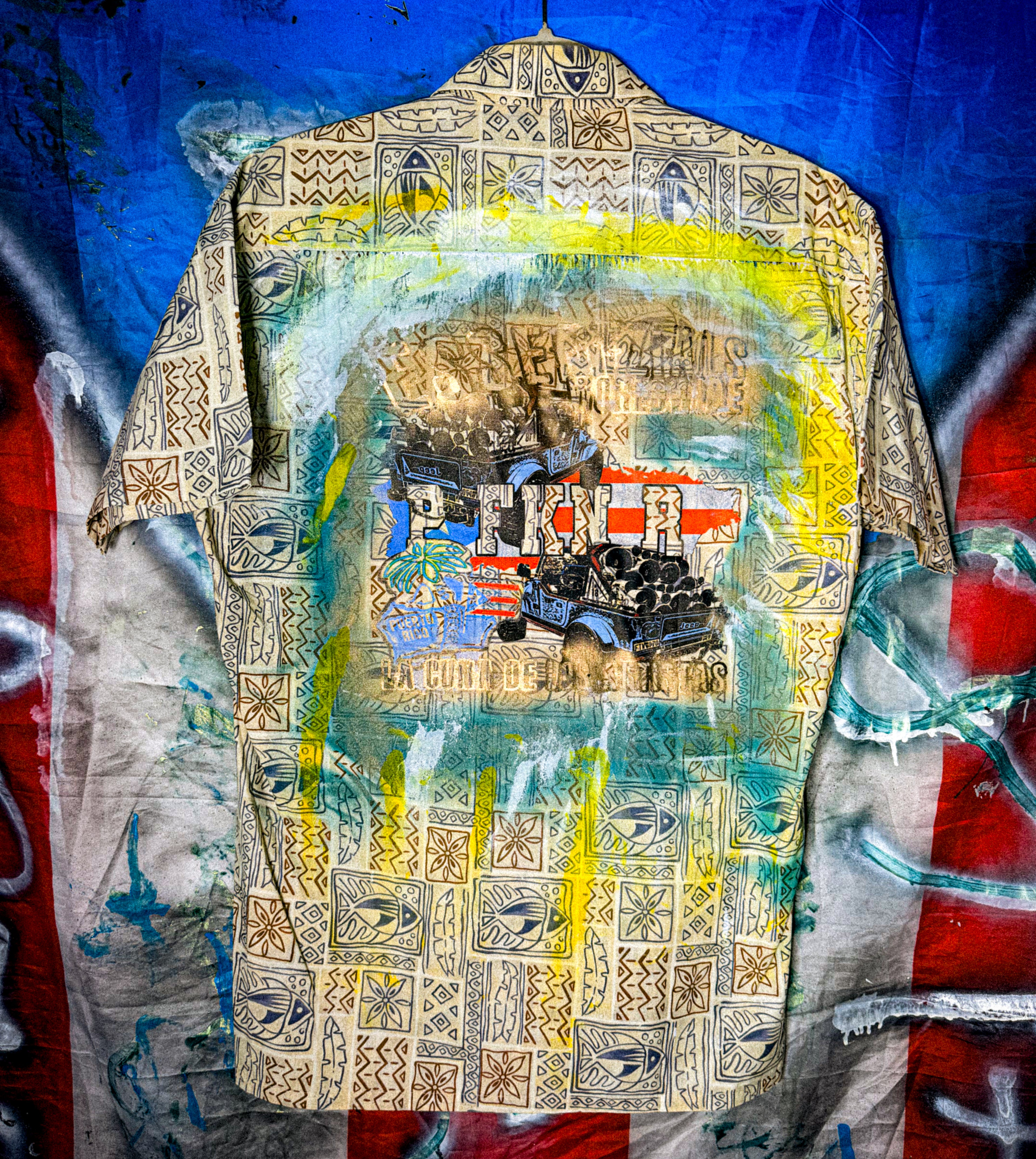 LA CUNA DE LOS ARTISTAS VINTAGE BUTTON UP