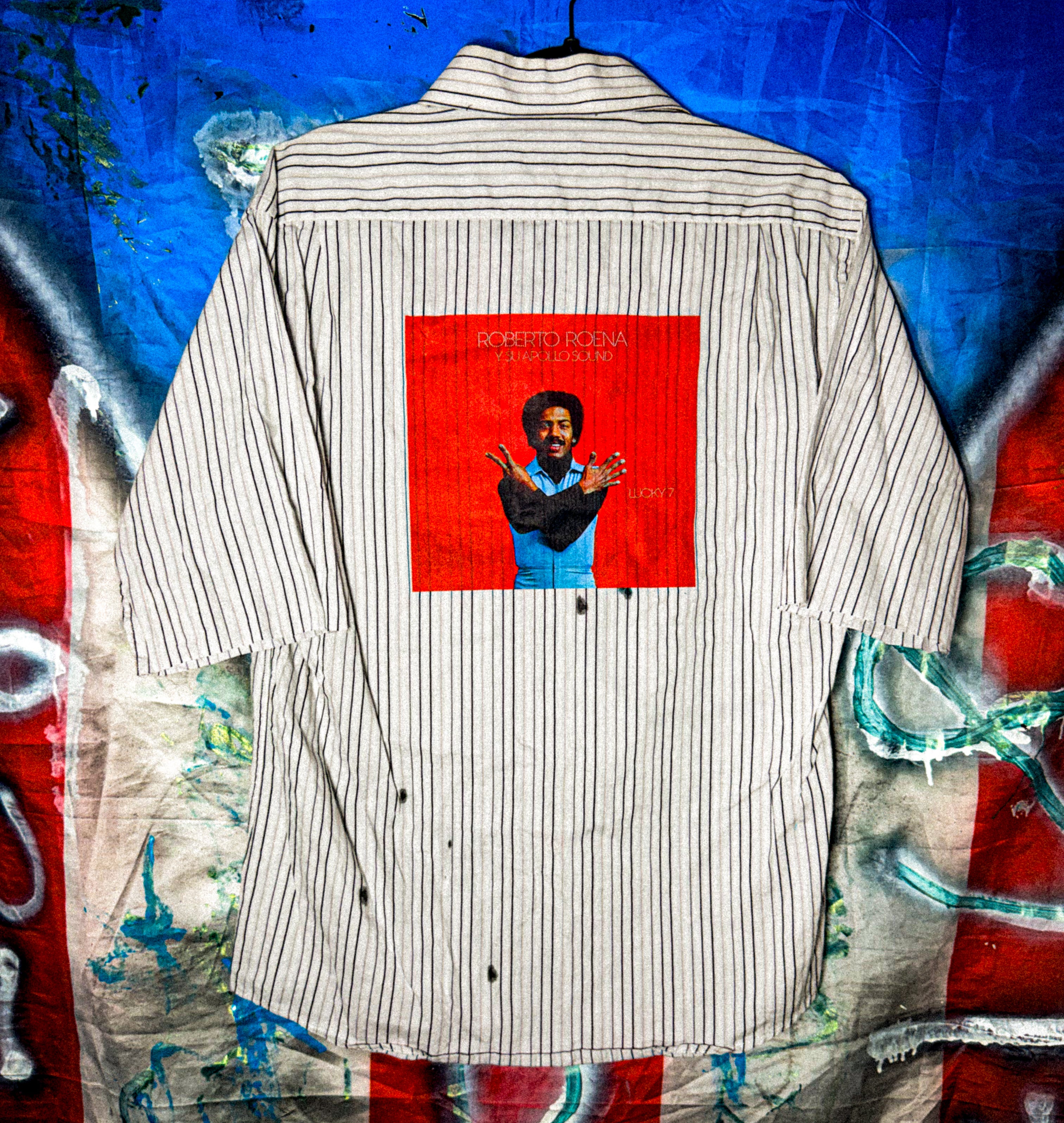 ROBERTO ROENA GRAFFITI BUTTON UP