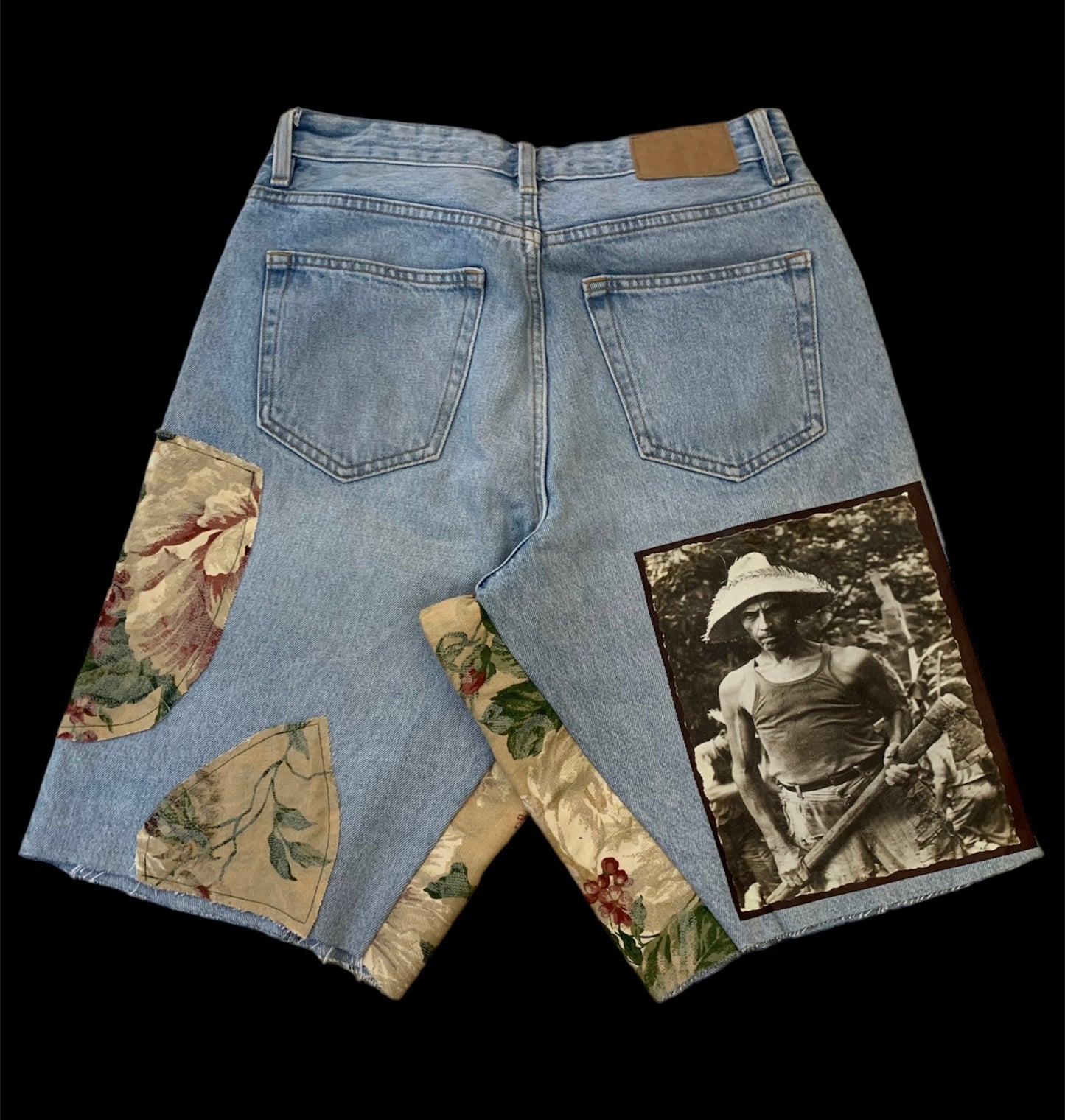 1/1 ESSENTZIALS FLORAL JORTS