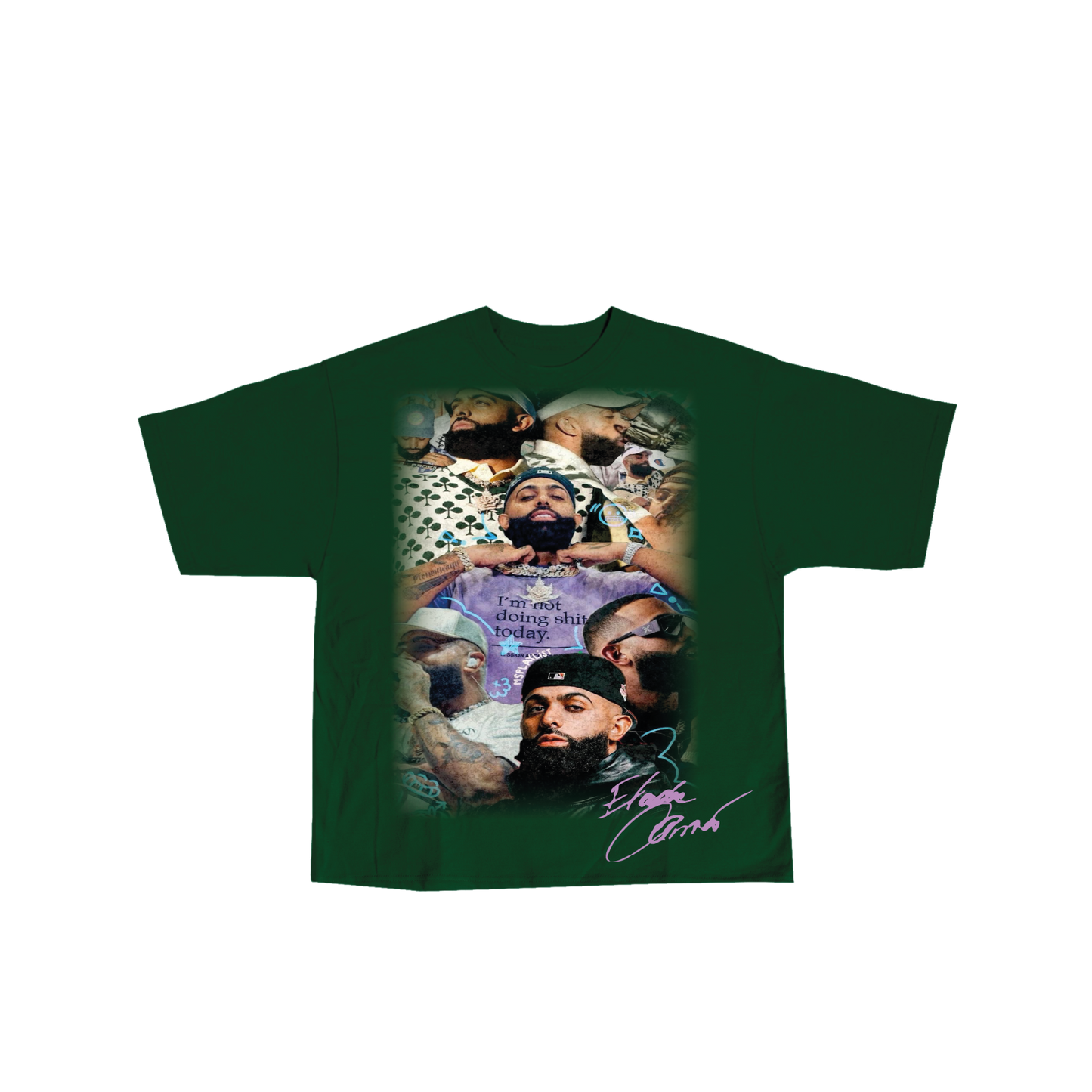 ELADIO SIGNATURE GREEN TEE